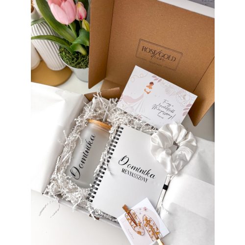 WHITE LOVE WEDDING BOX  -  Menyasszony ajándék box