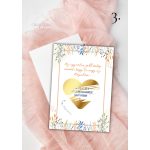 Színes virágos - Baba bejelentő kaparós sorsjegy