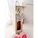 Bortartó fa doboz, örömapáknak/papáknak - NATÚR - SZÜLŐKÖSZÖNTŐ AJÁNDÉK 