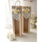 Bortartó fa doboz, örömapáknak/papáknak - NATÚR - SZÜLŐKÖSZÖNTŐ AJÁNDÉK 