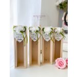 Bortartó fa doboz, örömapáknak/papáknak - NATÚR - SZÜLŐKÖSZÖNTŐ AJÁNDÉK 