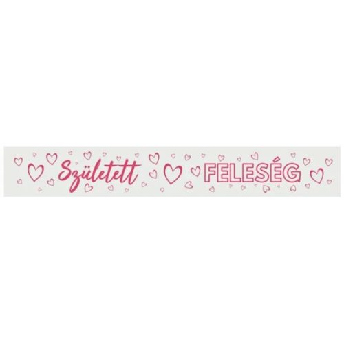Vállszalag fehér, Született feleség