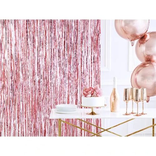Party függöny, 90 X 250 cm PARTY FÜGGÖNY, ROSE GOLD, 90 X 250 CM