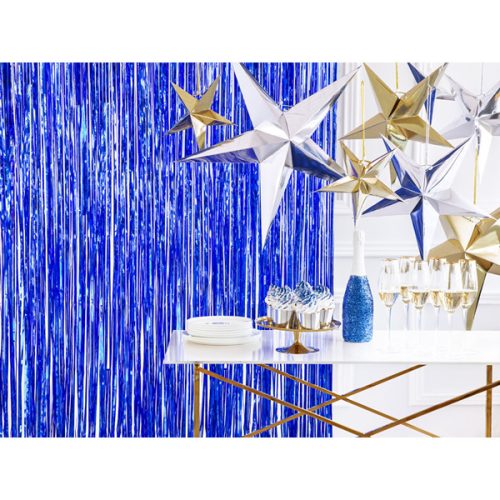 PARTY FÜGGÖNY,  KÉK, 90 X 250 CM