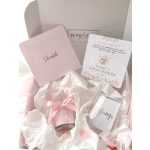 Keresztszülő felkérő box (1 főre) Vizes pohárral és Gyertyával