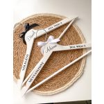 PREMIUM Esküvői vállfa, EGYEDI FELIRATOKKAL (1 db)