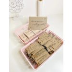 Gyufa díszített - Esküvői csillagszórókhoz 3x5cm (min. 30 db)