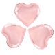 FÓLIA LUFI, ROSE GOLD SZÍV, 25 CM, 3 DB/CS