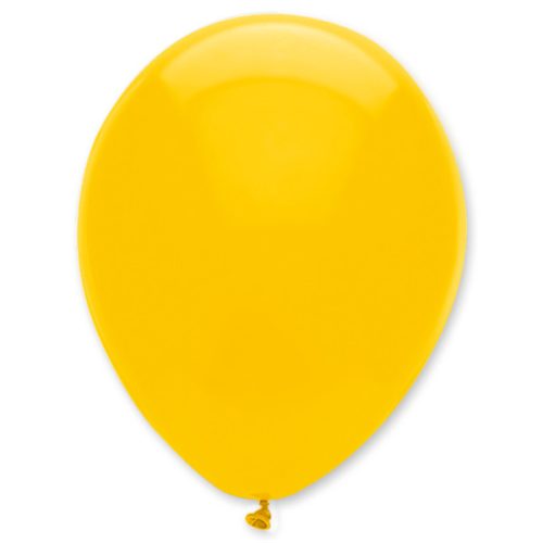 LUFI, LATEX, 30 CM, 10 DB, SÁRGA