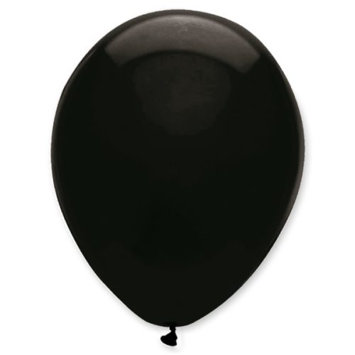 LUFI, LATEX, 30 CM, 10 DB, FEKETE