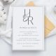 Esküvői Meghívó - Soft Minimalism A6 