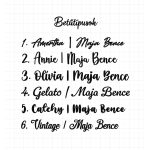 Plexi 2in1 ültetőkártya & köszönetajándék (mágnessel)