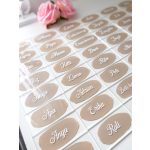 Plexi 2in1 ültetőkártya & köszönetajándék (mágnessel)