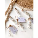 Üvegcsébe zárt rezgőke - köszönetajándék egyedi