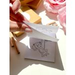 Gyermek köszönetajándék - Mini színező / kifestő + ceruzák, faragó