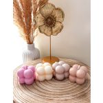 Bubble gyertya - köszönetajándék esküvőre 