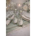 “FUTURA” PÁLINKÁS ÜVEG CSATOS  0,04 LITERES, ESKÜVŐRE KÖSZÖNETAJÁNDÉK 