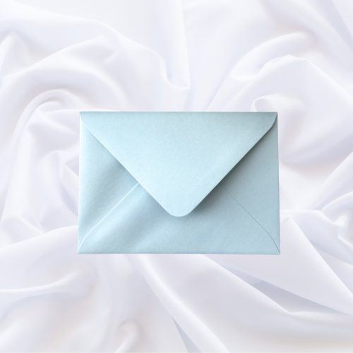 AQUAMARINE boríték selyemfényű/gyöngyházfényű A6