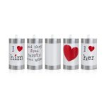 ESKÜVŐI DOBOZOK, RETRO, 14 X 7 CM