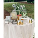 Limonádés üveg 8 liter + fém állvány - BÉRELHETŐ VESZPRÉMBEN