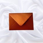 RÉZ boríték selyemfényű/gyöngyházfényű A6