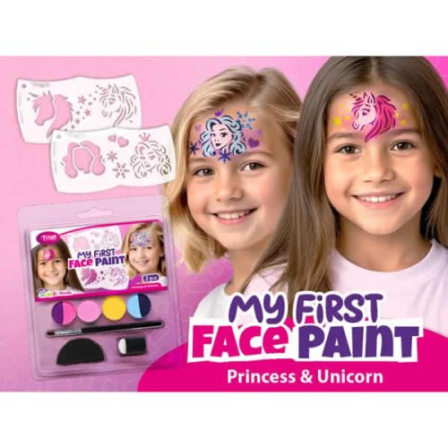 MY FIRST FACEPAINT - PRINCESS & UNICORN (HERCEGNŐ + UNIKORNIS) ARCFESTŐ