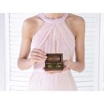 Gyűrűtartó box fából, 10 X 5,5 cm