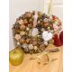 Őszi ajtókopogtató 24 cm, makkal, dióval, őszi termésekkel