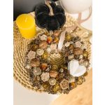 Őszi ajtókopogtató 24 cm, makkal, dióval, őszi termésekkel