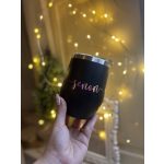 Tumbler Duplafalú, thermo pohár műanyag ivófedéllel, 350 ml - egyedi designnal