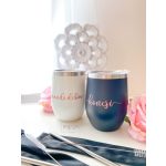 Tumbler Duplafalú, thermo pohár műanyag ivófedéllel, 350 ml - egyedi designnal