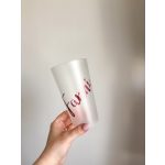 RE POHÁR, Lánybúcsúra és Legénybúcsúra, 500 ml (KERESZTNÉVVEL)