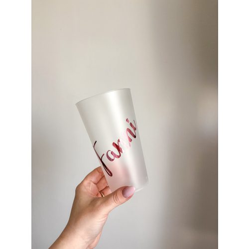 RE POHÁR, Lánybúcsúra és Legénybúcsúra, 500 ml (KERESZTNÉVVEL)