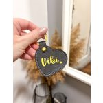 SZÍV kulcstartó névre szóló, egyedi ajándék 