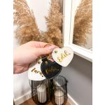 SZÍV kulcstartó névre szóló, egyedi ajándék 