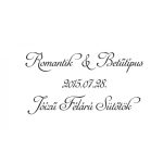 Natúr fa MÁGNES SZÍV - Gravírozott köszönetajándék