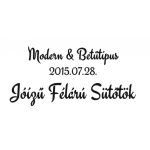 Natúr fa MÁGNES SZÍV - Gravírozott köszönetajándék