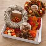 Őszi ajtókopogtató DIY box – „Őzike az őszben”
