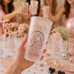 RE POHÁR, Lánybúcsús néves pohár (többféle design) 500 ml