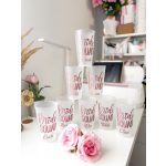 RE POHÁR, Lánybúcsús néves pohár (többféle design) 500 ml