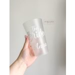 RE POHÁR, Lánybúcsús néves pohár (többféle design) 500 ml