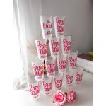 RE POHÁR, Lánybúcsús néves pohár (többféle design) 500 ml