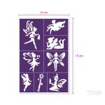 PIXIES (TÜNDÉREK) SABLON SZETT, 8 DB