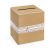 NÁSZAJÁNDÉK-GYŰJTŐ DOBOZ, KRAFT, 24X24X24 CM