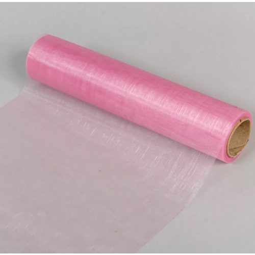 ORGANZA TEKERCS RÓZSASZÍN 23CMX10M