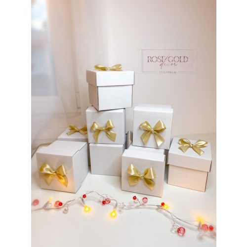 KICSI Karácsonyi gömb díszdoboz/ ajándék doboz , 1 db-os