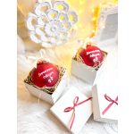 KICSI Karácsonyi gömb díszdoboz/ ajándék doboz , 1 db-os