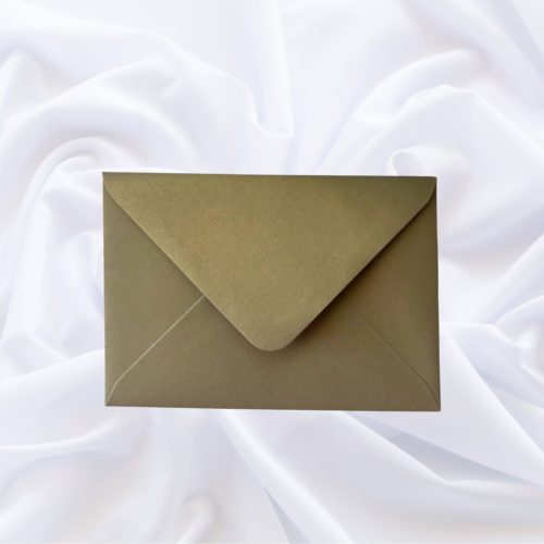 ARANY boríték selyemfényű/gyöngyházfényű A6