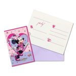 MEGHÍVÓ KÁRTYA, MINNIE JUNIOR, 6 DB/CS