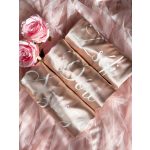 Szatén készülődős köntös esküvőre - PEZSGŐ